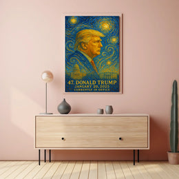 Donald Trump Visionary Through the Twilight Poster