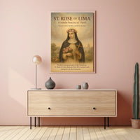 St. Rose Of Lima A Radiant Beacon Of Poster