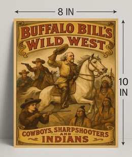 Buffalo Bills Wild West Show Poster Print PosterGoat