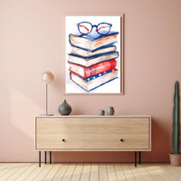 stack of books Poster