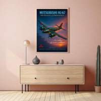 Mitsubishi Ki-67 The Pegasus of Persistence Poster