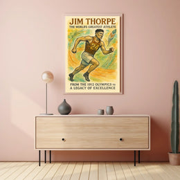 Jim Thorpe Legendary Athlete Jim Thorpe Poster