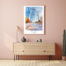 St. Louis in Art Poster PosterGoat