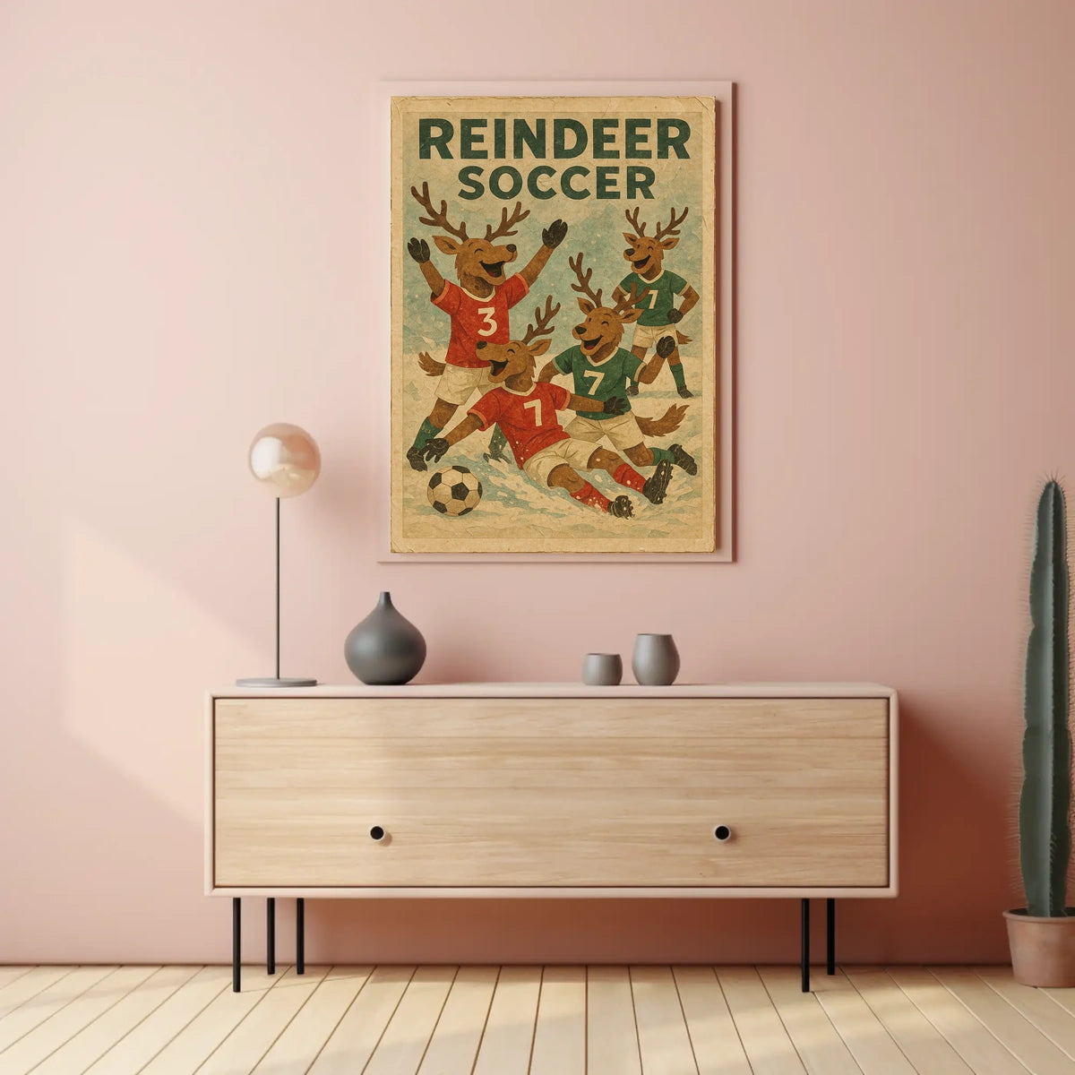 Reindeer Soccer Extravaganza Poster