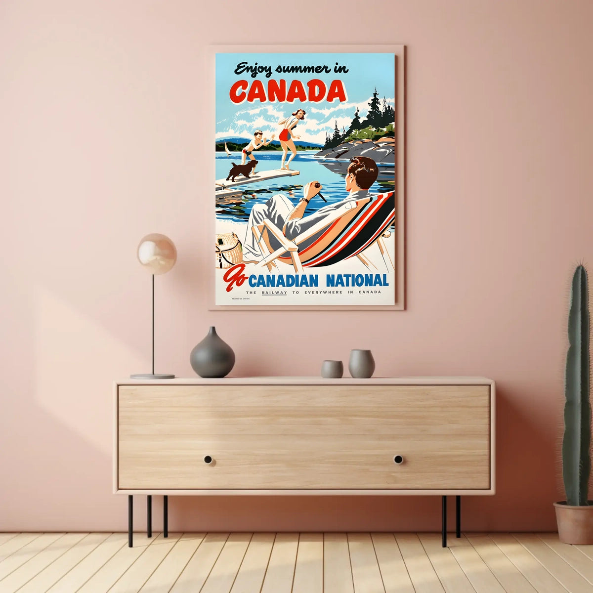 Enjoy Summer In Canada Poster