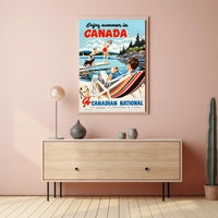 Enjoy Summer In Canada Poster