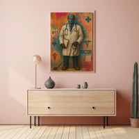 Healthcare Hero in Action - Artistic Poster