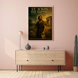 St. John the Baptist The Voice in the Wilderness Poster