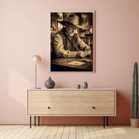Western Saloon Mood Poster