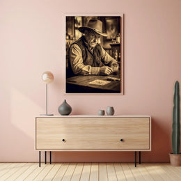 Western Saloon Mood Poster