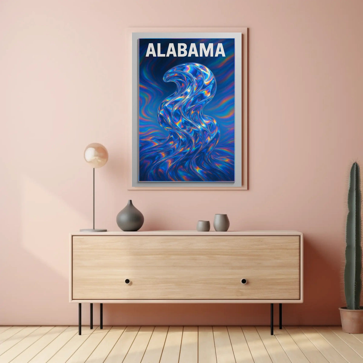 Alabama Waves Poster