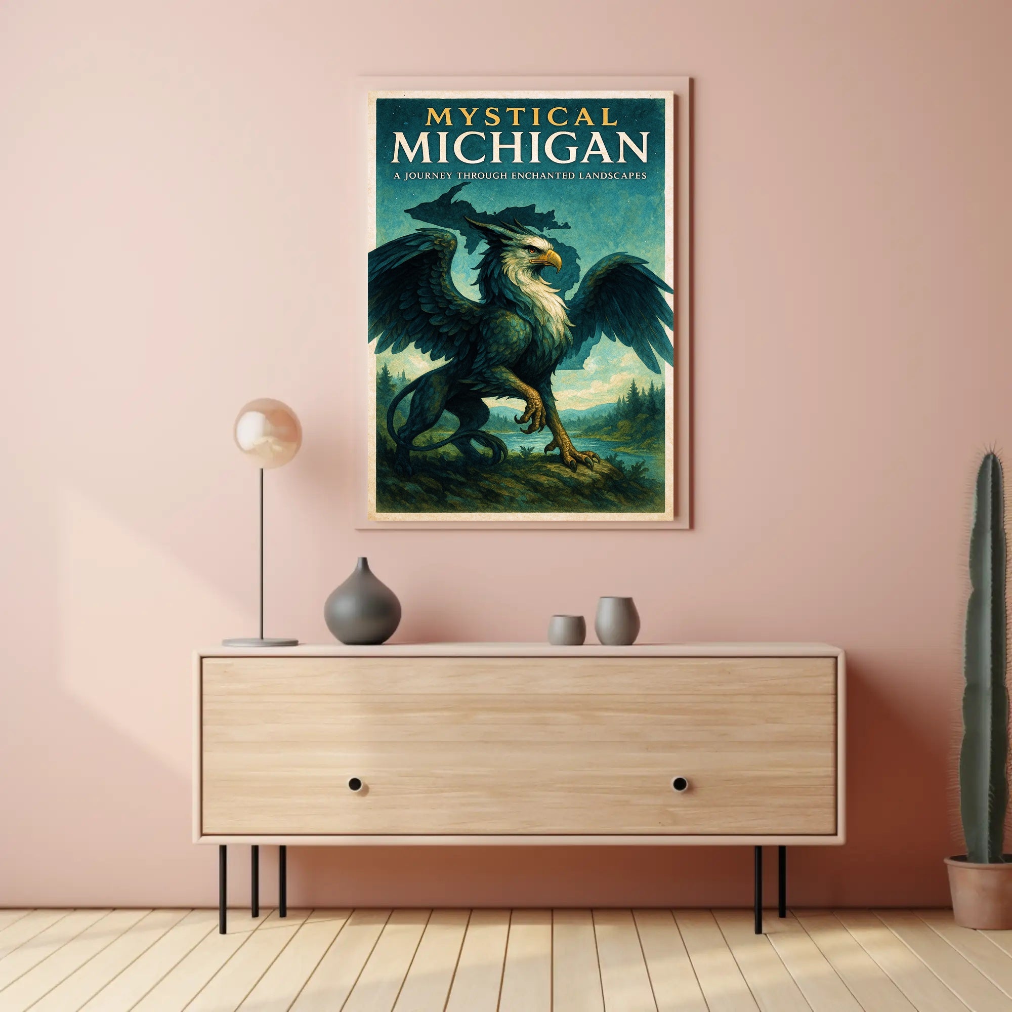 Mystical Michigan Poster PosterGoat