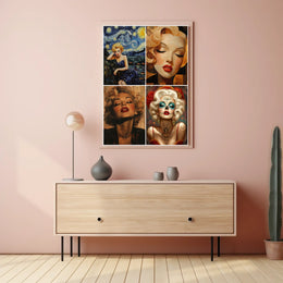 Iconic Elegance A Tribute In Art Poster