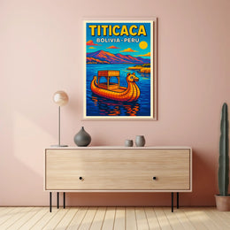 Titicaca Bolivia-Peru Adventure Poster