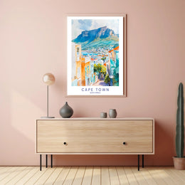 Scenic View of Cape Town Poster PosterGoat
