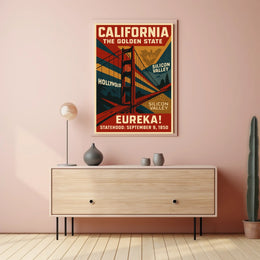 California The Golden State Poster
