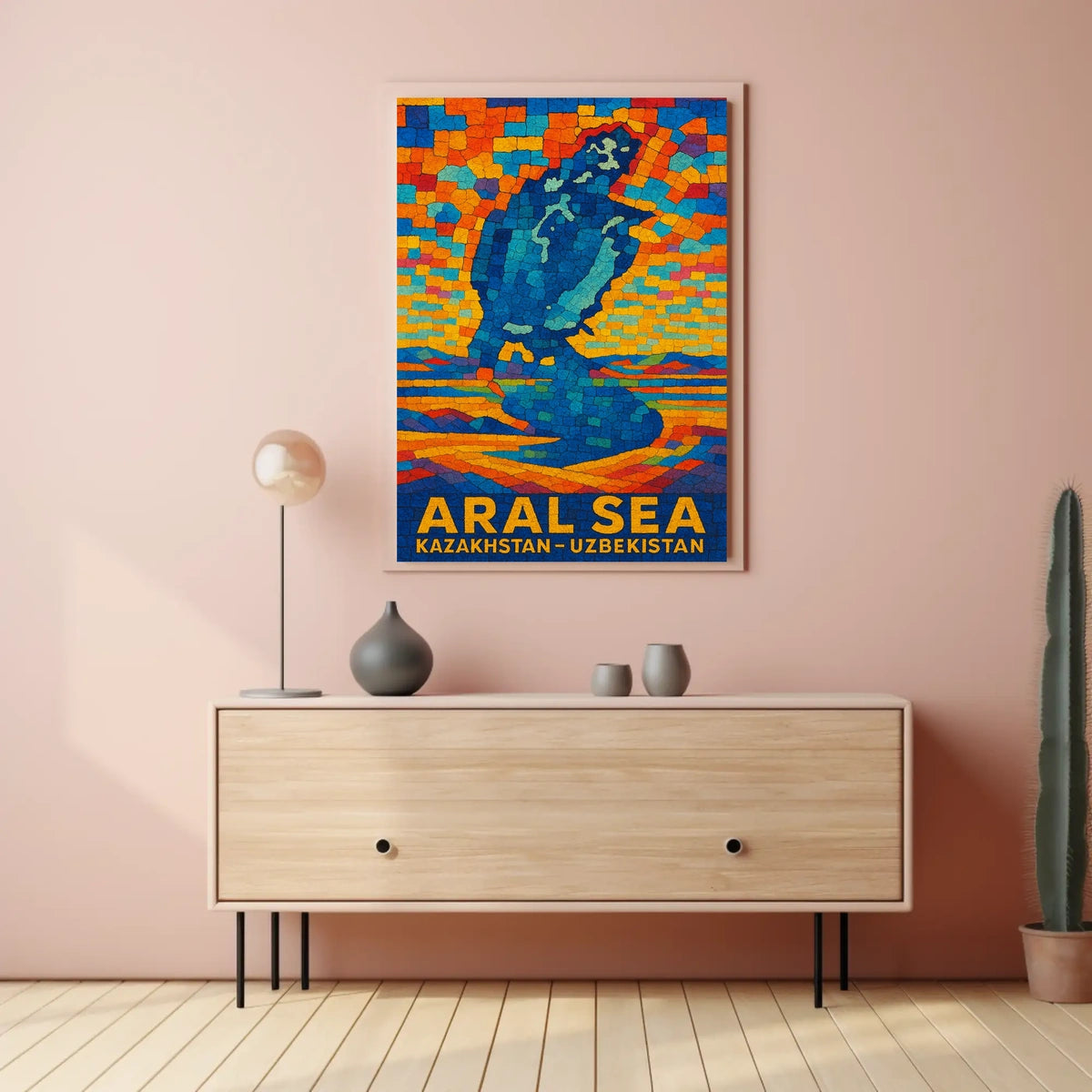 Aral Sea Kazakhstan And Uzbekistan Poster