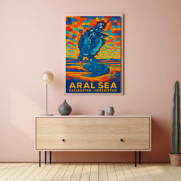 Aral Sea Kazakhstan And Uzbekistan Poster