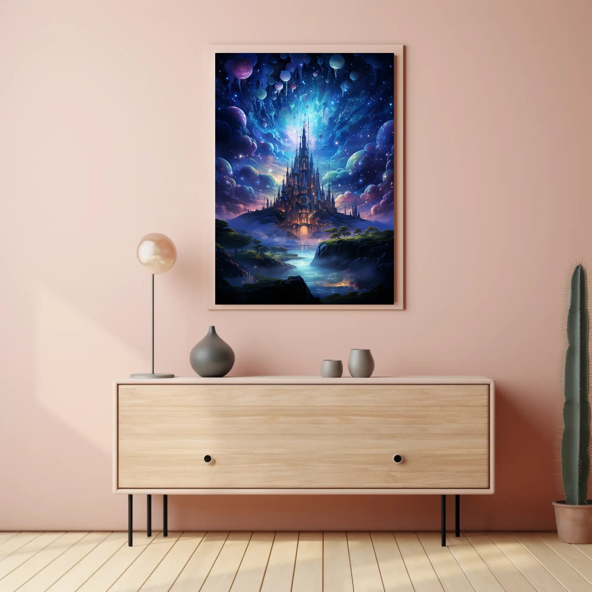 Enchanted Castle In The Cosmos Poster