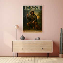 St. Roch The Patron Saint of Healing Poster
