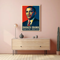 Barack Obama Presidential Term Poster
