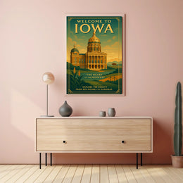 Welcome To Iowa The Heart Of The Poster