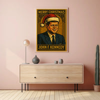 John F. Kennedy Merry Christmas Poster