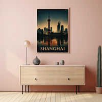 Shanghai Skyline Poster
