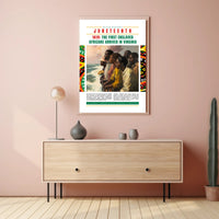 Black History Arrival Commemorative Art Print - Heritage Poster