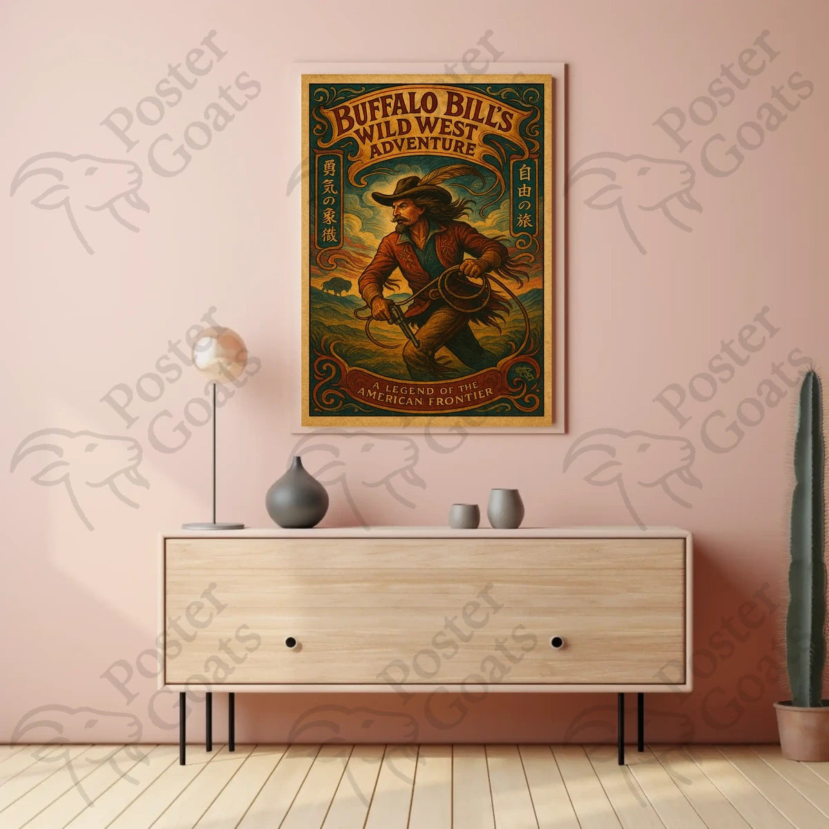 Buffalo Bill's Wild West Adventure Cultural Heritage Poster