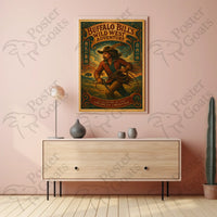 Buffalo Bill's Wild West Adventure Cultural Heritage Poster