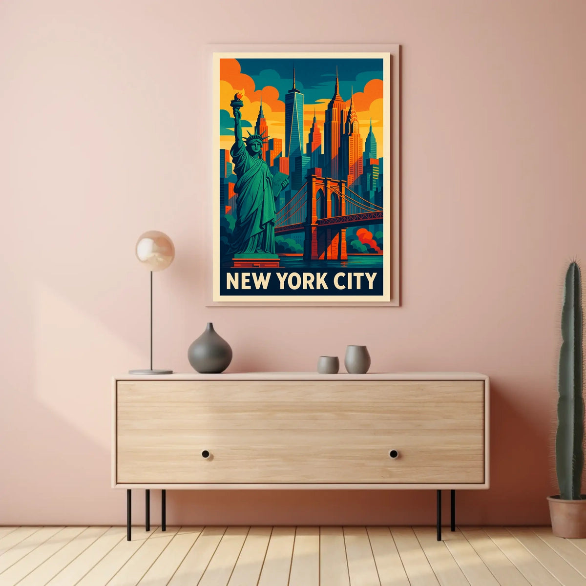 New York City Skyline Poster
