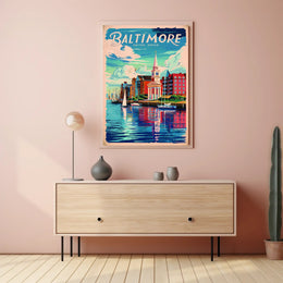 Baltimore Travel Poster