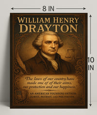 William Henry Drayton American Founding Father Poster PosterGoat
