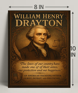 William Henry Drayton American Founding Father Poster PosterGoat
