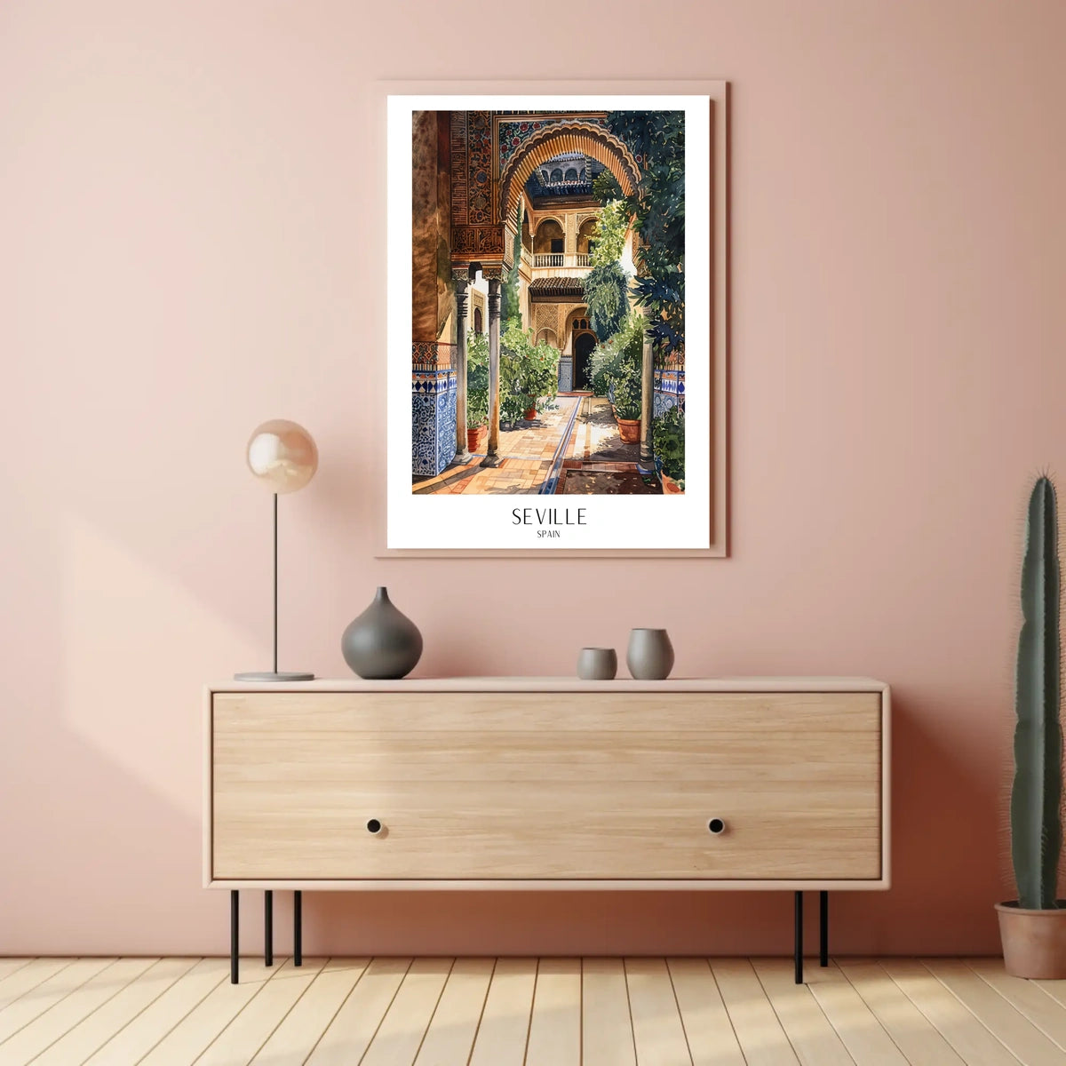 Seville Courtyard Poster