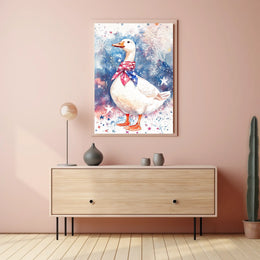patriotic goose Poster