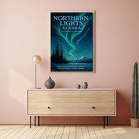Northern Lights Alaska Poster PosterGoat