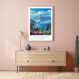 Lake Wakatipu Scenic Poster