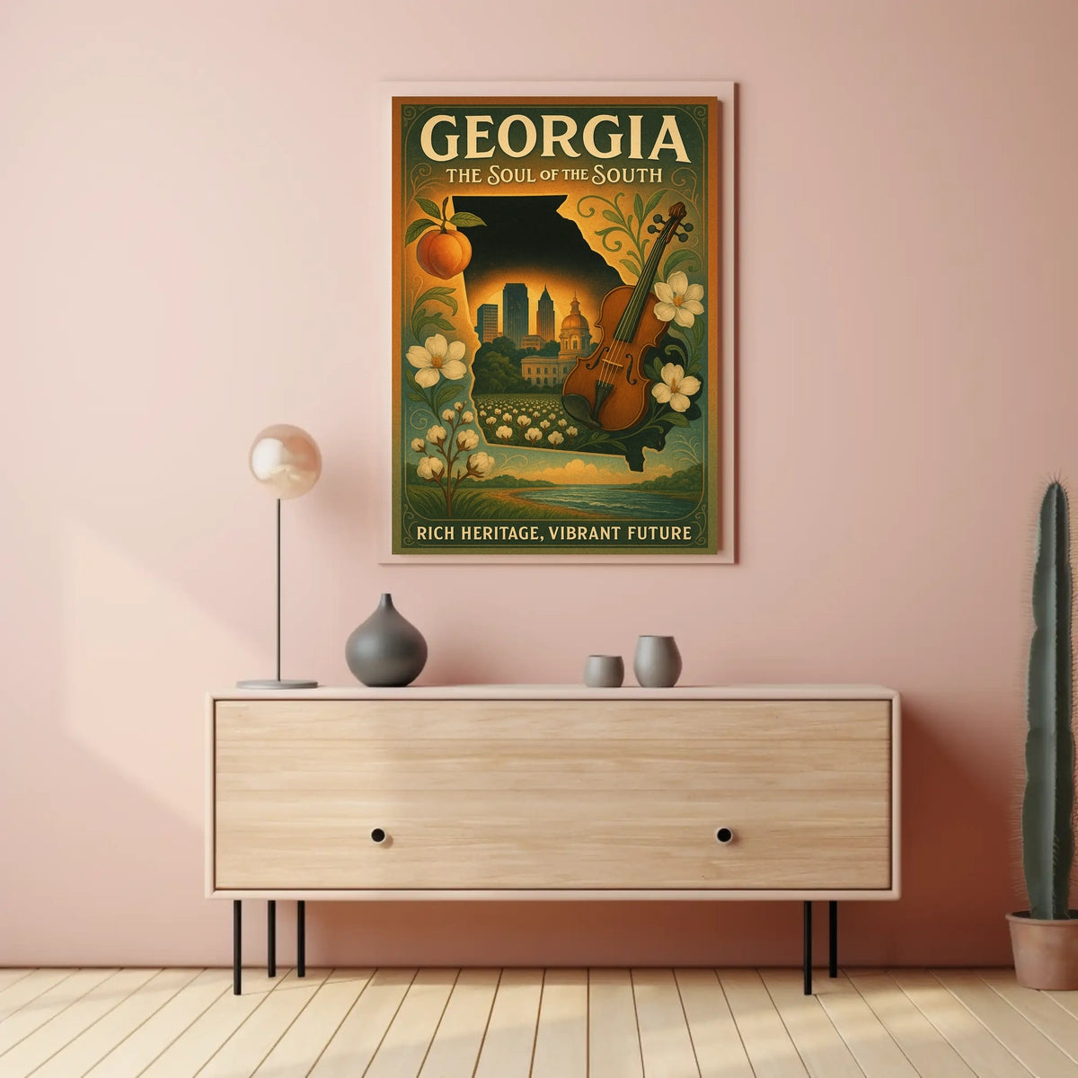 Georgia The Soul Of The South Poster