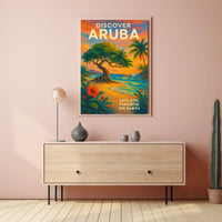 Discover Aruba Tropical Paradise Poster