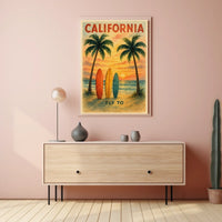Fly to California Poster