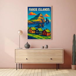 Faroe Islands Scenic Poster