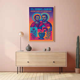 Sts. Cosmas Damian Patron Saints Of Poster