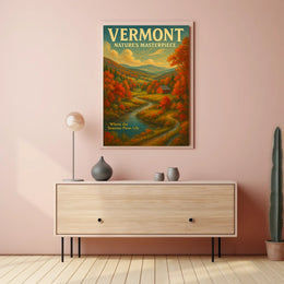 Vermont Natures Masterpiece Poster
