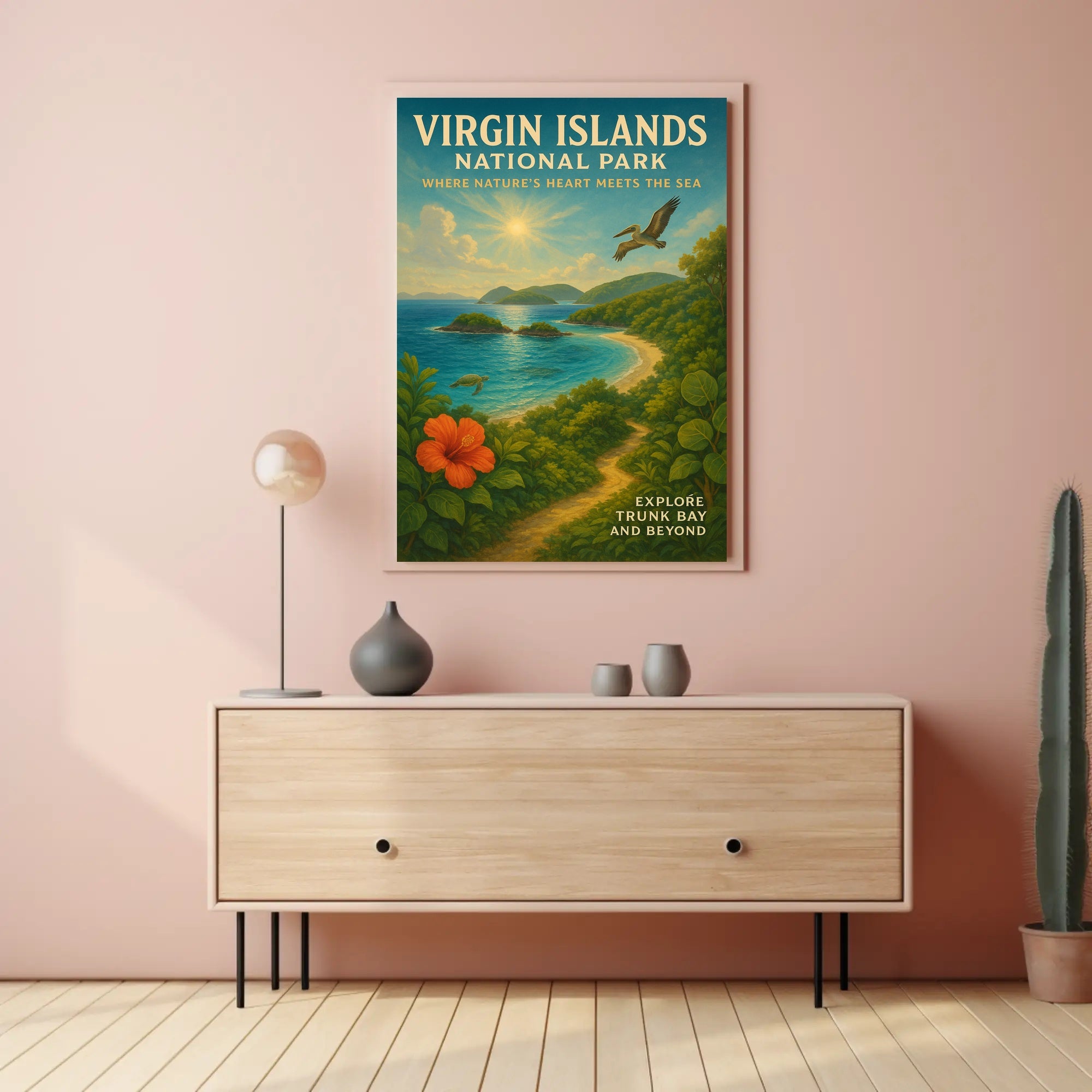 Virgin Islands National Park Adventure Poster
