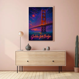 Golden Gate Bridge at Dusk Poster