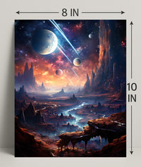 Cosmic Landscape Poster PosterGoat