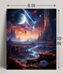 Cosmic Landscape Poster PosterGoat