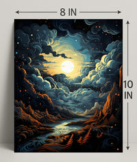 Celestial Landscape Poster